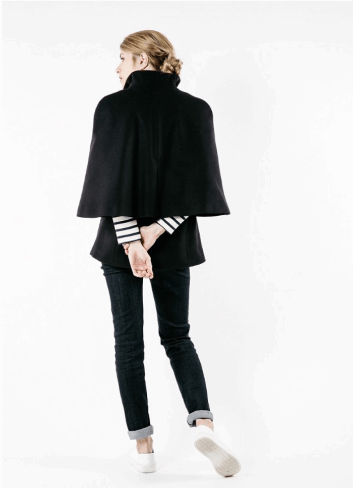 STE LUDIVINE WOOL BLEND CAPE COAT - Image 2