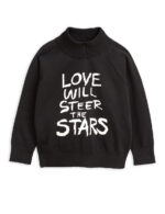 LOVE KNITTED SWEATER BLACK