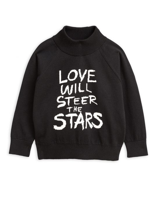 LOVE KNITTED SWEATER BLACK