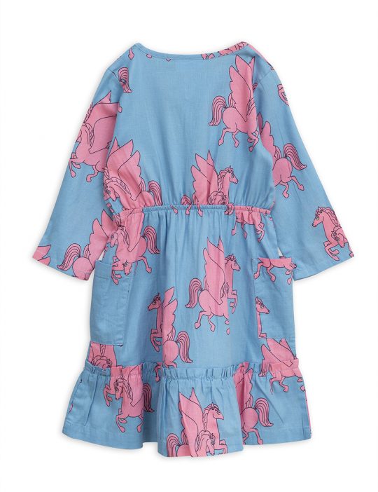 PEGASUS FLOUNCE DRESS BLUE