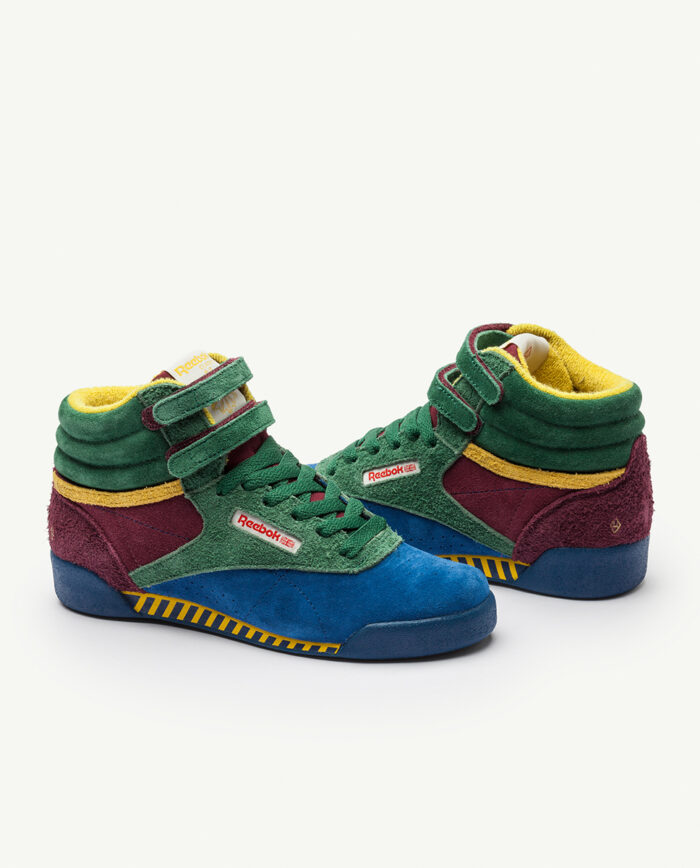 REEBOK CLASSIC x THE ANIMALS OBSERVATORY FREESTYLE HI BLUE KID - Image 1
