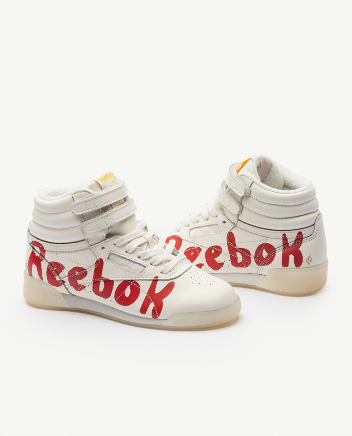 REEBOK CLASSIC x THE ANIMALS OBSERVATORY FREESTYLE HI RED KID - Image 1