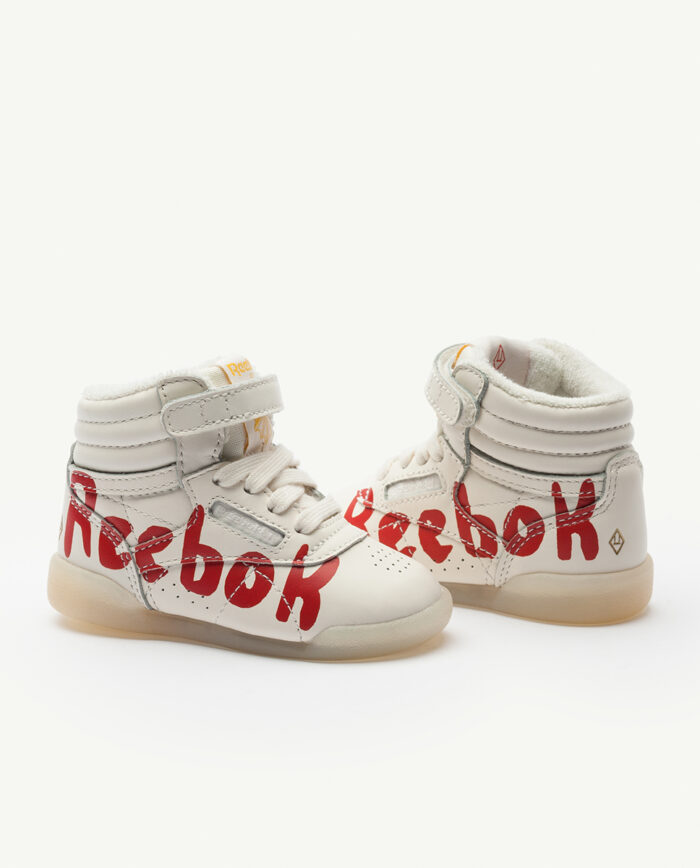 REEBOK CLASSIC x THE ANIMALS OBSERVATORY FREESTYLE HI RED BABY - Image 1