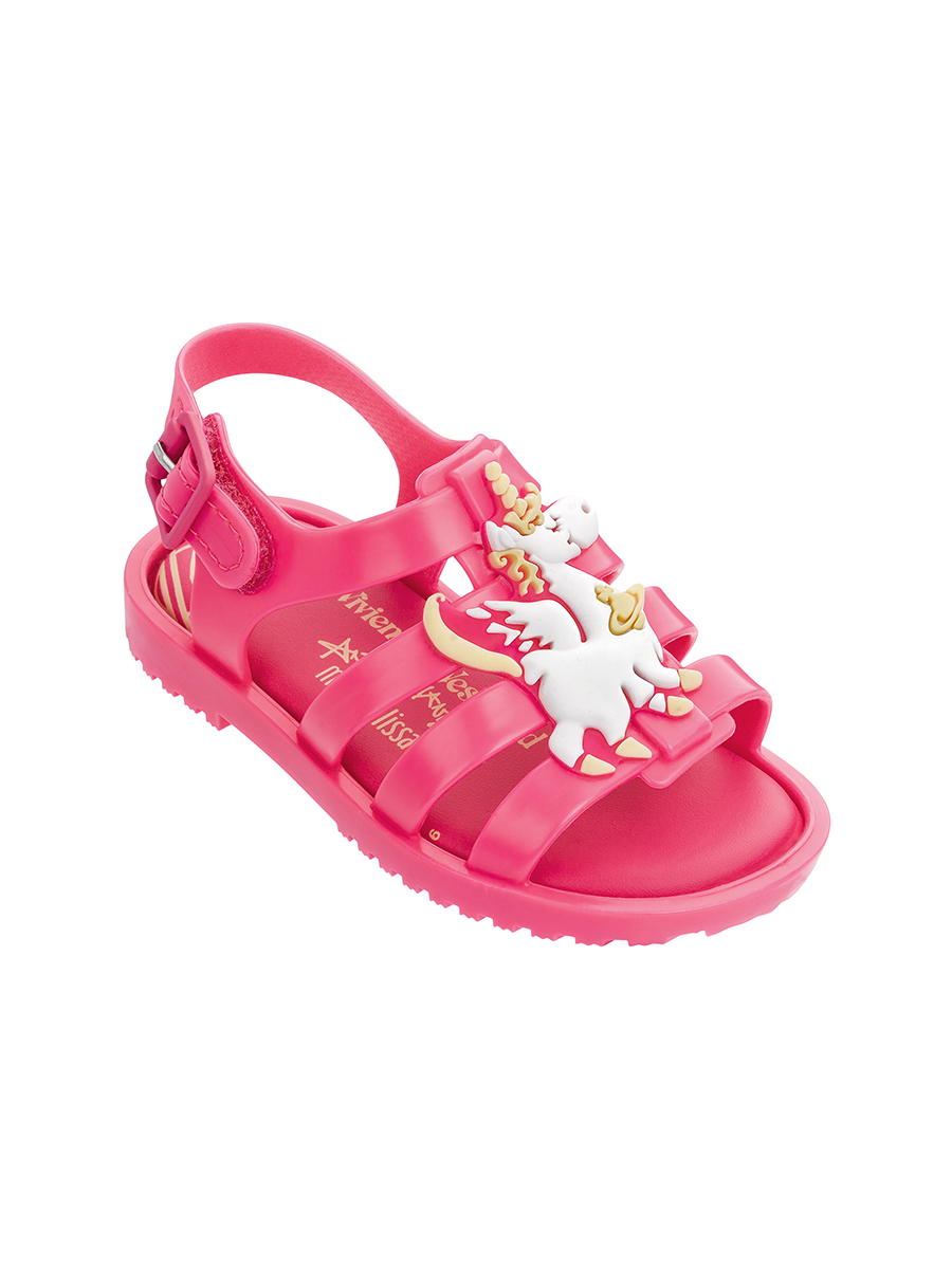 mini_vw_flox_21_brigh_pink_unicorn_mini_melissa_lewardrobe MINI VIVIENNE WESTWOOD FLOX 21 BRIGHT PINK UNICORN - Image 1