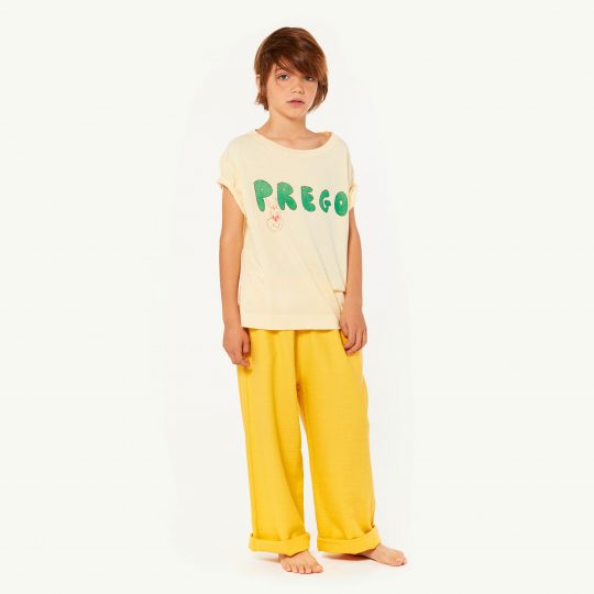 ROOSTER KIDS T-SHIRT YELLOW PREGO