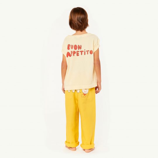 ROOSTER KIDS T-SHIRT YELLOW PREGO