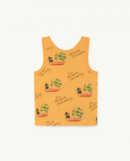 FROG KIDS T-SHIRT YELLOW SHIPS