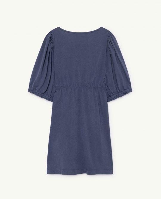 SWALLOW KIDS DRESS BLUE SHELLS