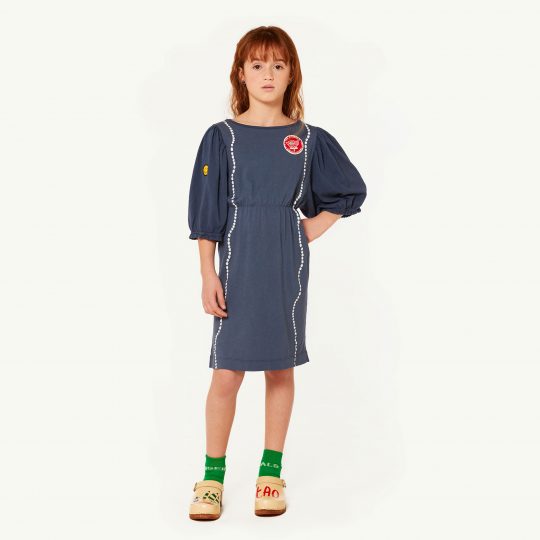 SWALLOW KIDS DRESS BLUE SHELLS