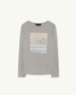 DEER KIDS T-SHIRT GREEN LANDSCAPE