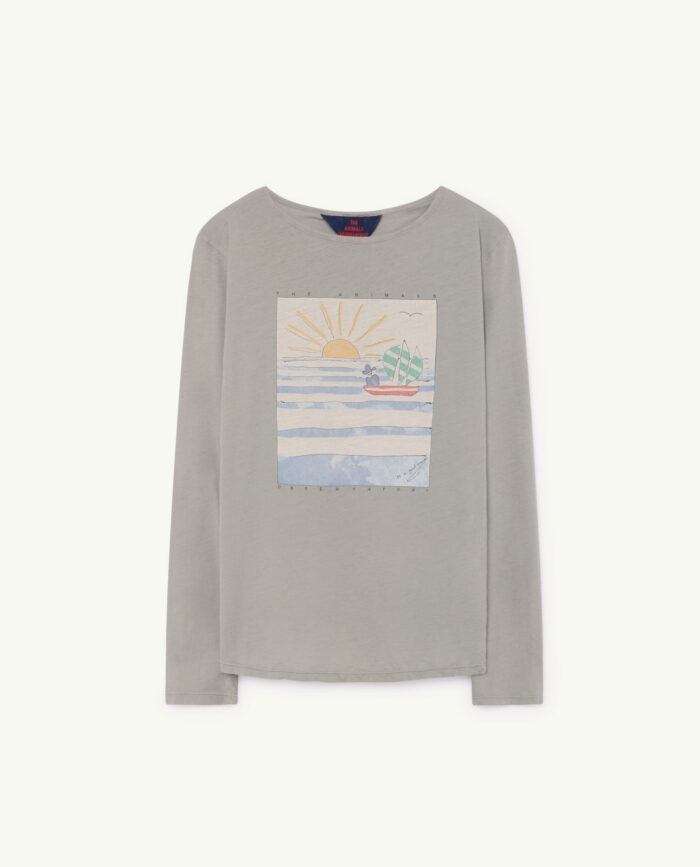 DEER KIDS T-SHIRT GREEN LANDSCAPE - Image 1