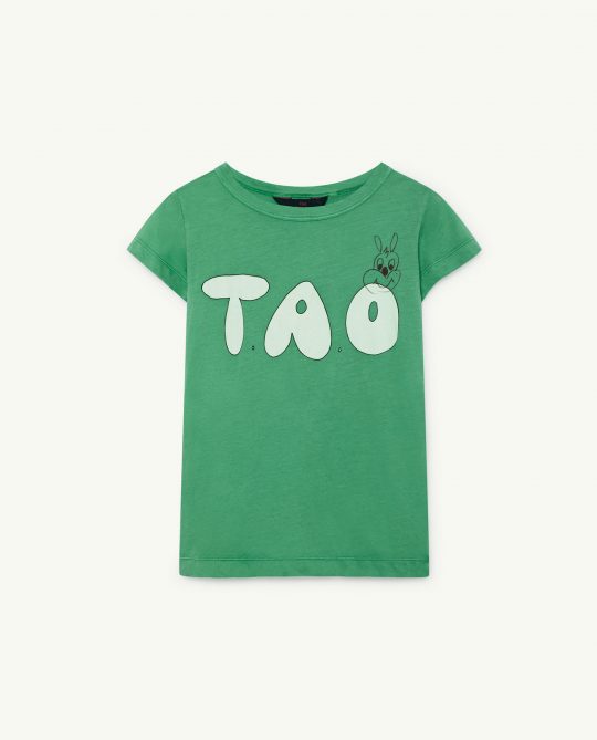 HIPPO KIDS T-SHIRT GREEN TAO