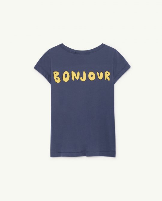 HIPPO KIDS T-SHIRT BLUE MERCI