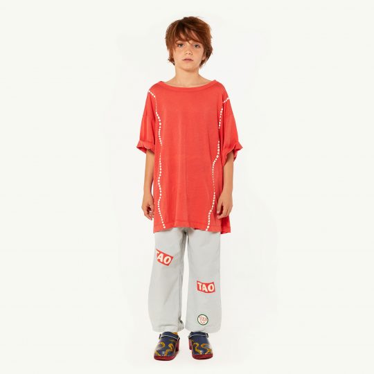 ROOSTER OVERSIZE KIDS T-SHIRT RED SHELLS