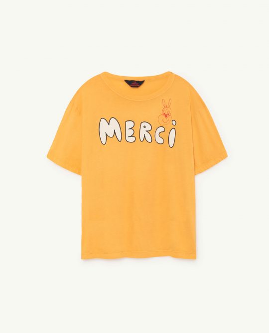 ROOSTER OVERSIZE KIDS T-SHIRT YELLOW