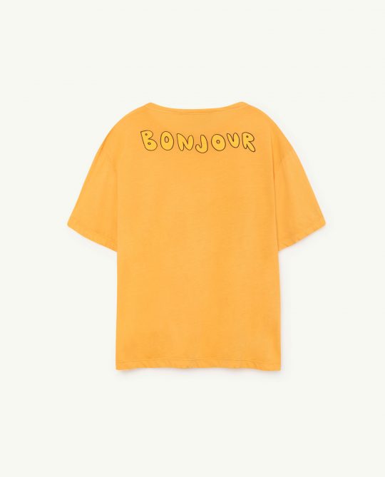 ROOSTER OVERSIZE KIDS T-SHIRT YELLOW