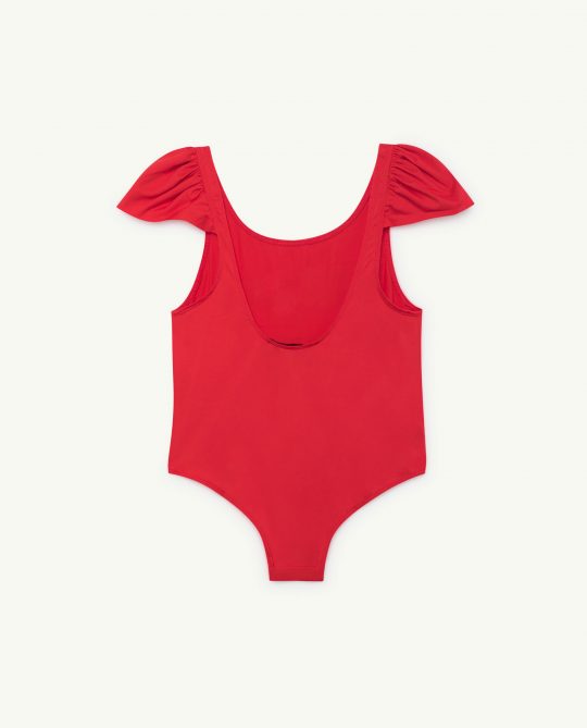 OCTOPUS KIDS SWIMSUIT RED MERCI