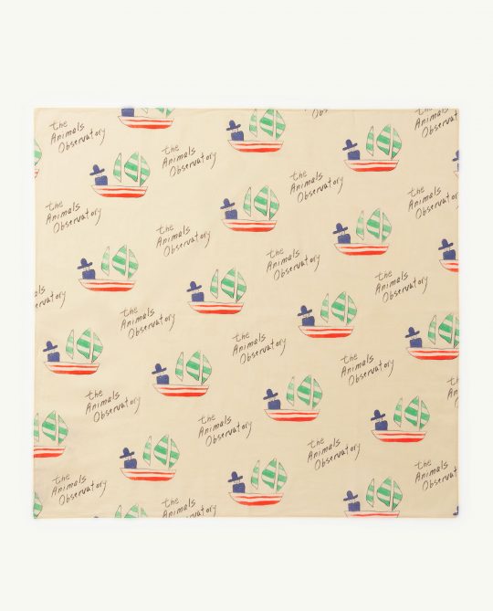RAY ONESIZE SCARF YELLOW SHIPS