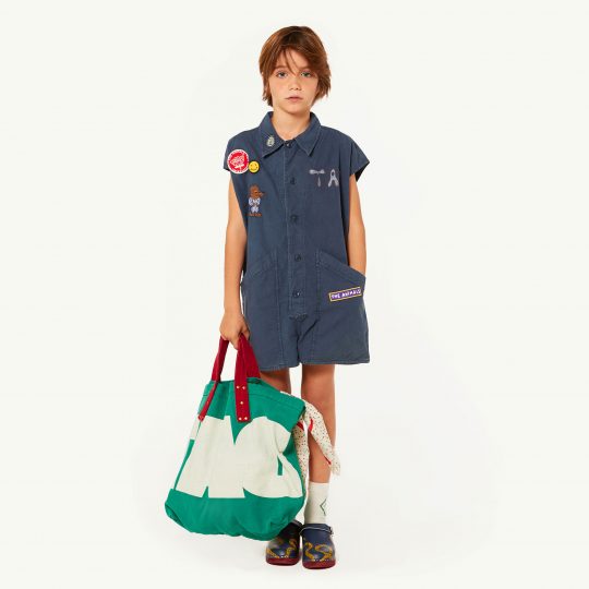 APE KIDS JUMPSUIT BLUE DOG
