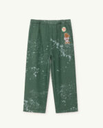 ANTELOPE KIDS PANTS GREEN SPLASHES