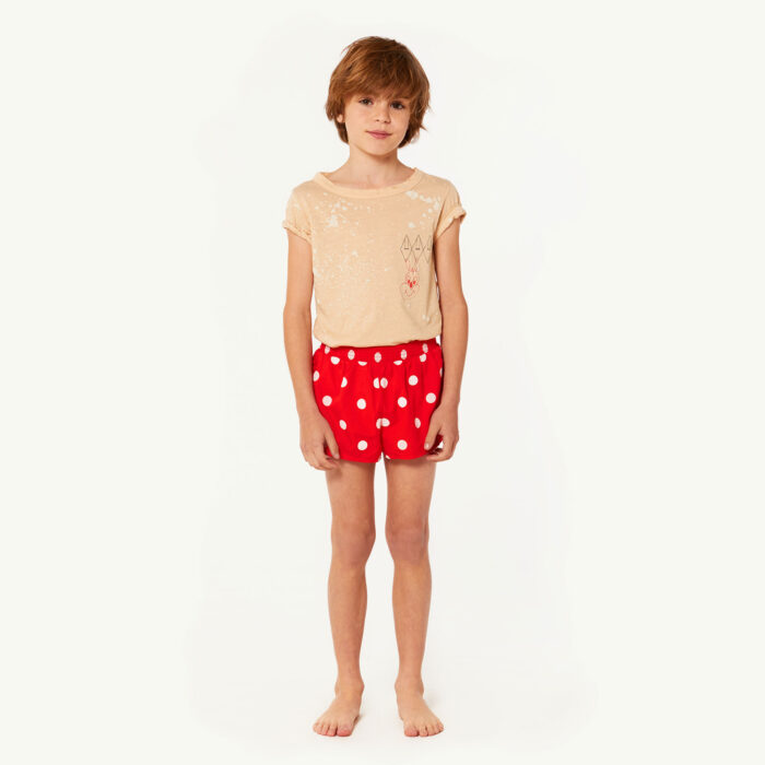 PUPPY KIDS SWIMSUIT RED POLKA DOTS - Image 2