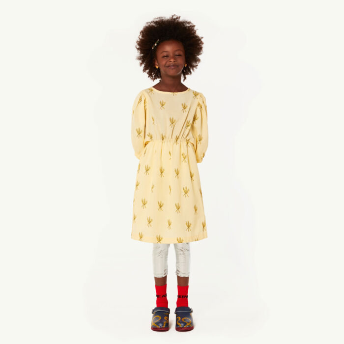 SWALLOW KIDS DRESS YELLOW WHEAT - Image 5