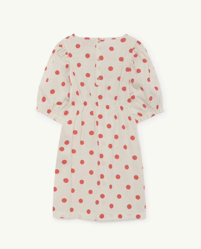SWALLOW KIDS DRESS WHITE POLKA DOTS - Image 3