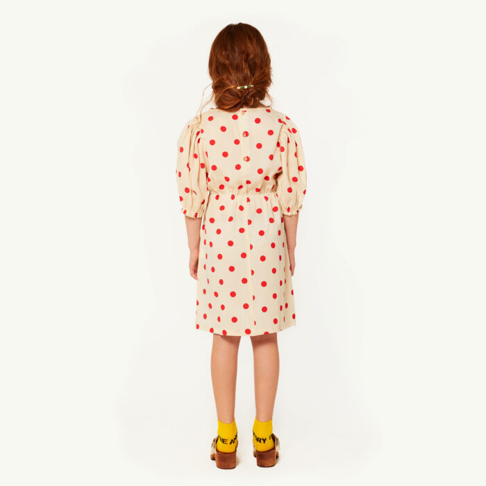 SWALLOW KIDS DRESS WHITE POLKA DOTS - Image 5