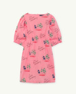 SWALLOW KIDS DRESS PINK SHIPS - Image 2