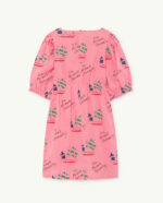 SWALLOW KIDS DRESS PINK SHIPS - Image 3