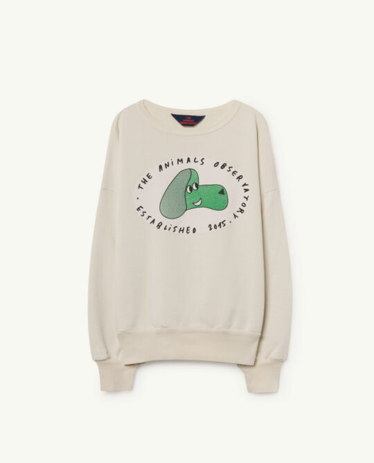 BIG BEAR KIDS SWEATSHIRT WHITE DOG