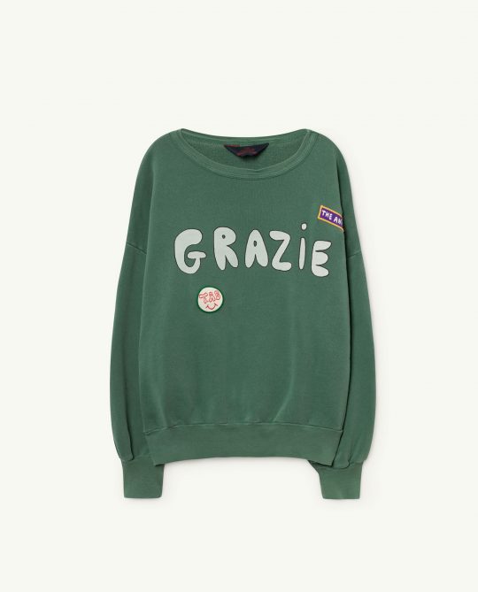 BIG BEAR KIDS SWEATSHIRT GREEN GRAZIE