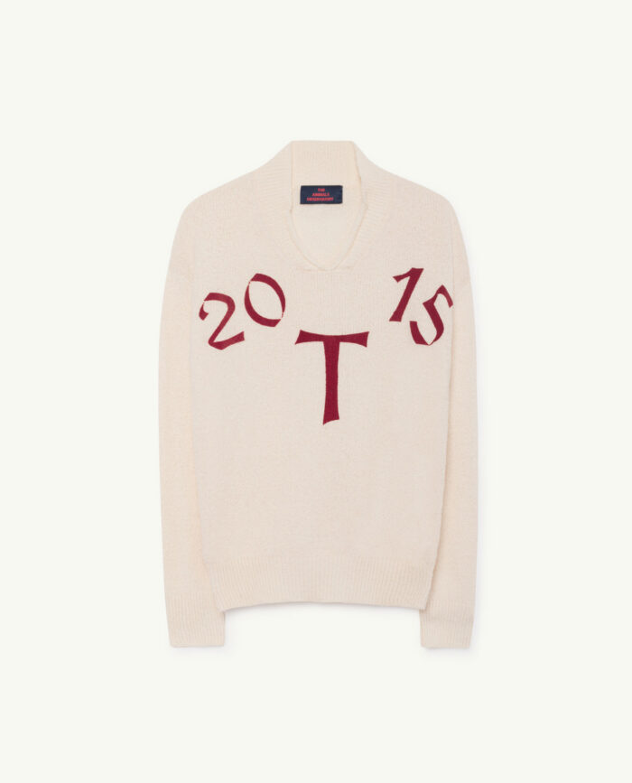 ARMADILLO KIDS SWEATER RAW WHITE TAO - Image 1