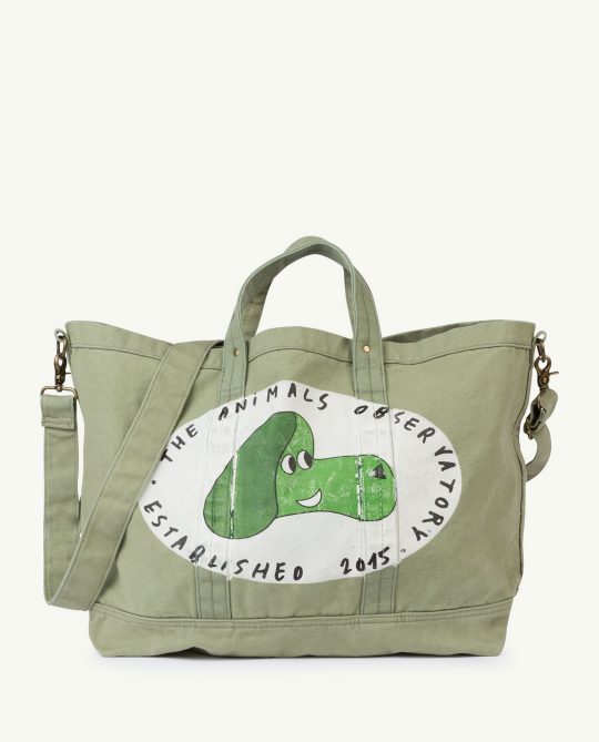 BIG CANVAS TOTE BAG MILITARY GREEN