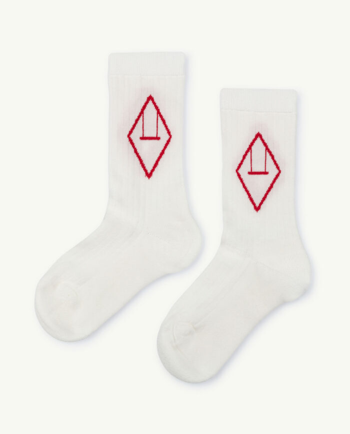 SNAIL SOCKS RED - Image 1