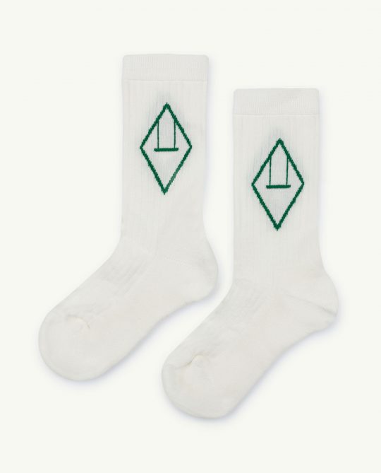 SNAIL SOCKS GREEN GRASS