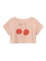 CHERRY CROPPED SWEATSHIRT