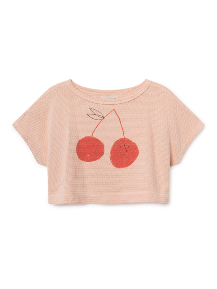 CHERRY CROPPED SWEATSHIRT - Image 1