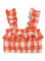 RUFFLES VICHY TOP
