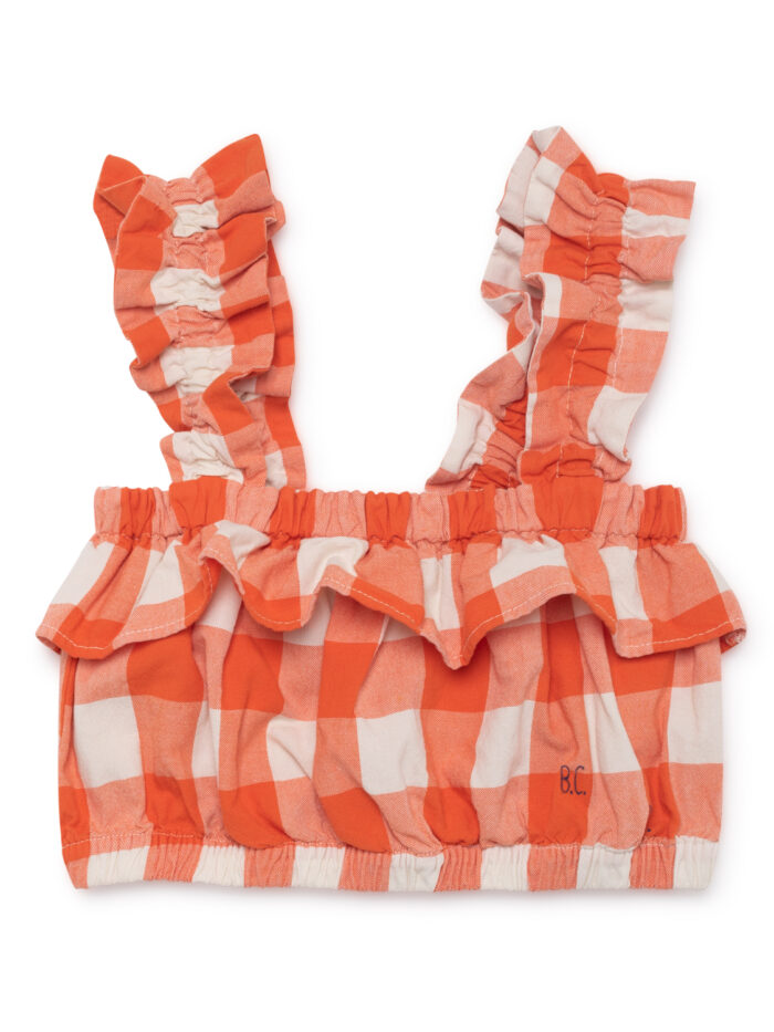 RUFFLES VICHY TOP - Image 1