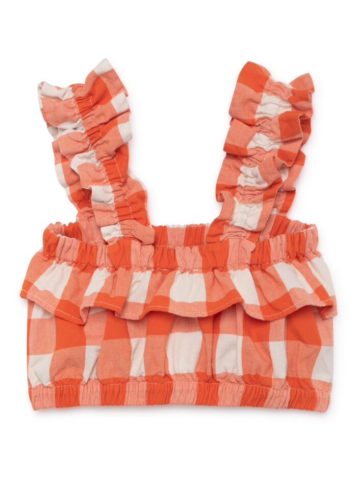 RUFFLES VICHY TOP - Image 2