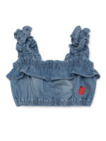 RUFFLES DENIM TOP