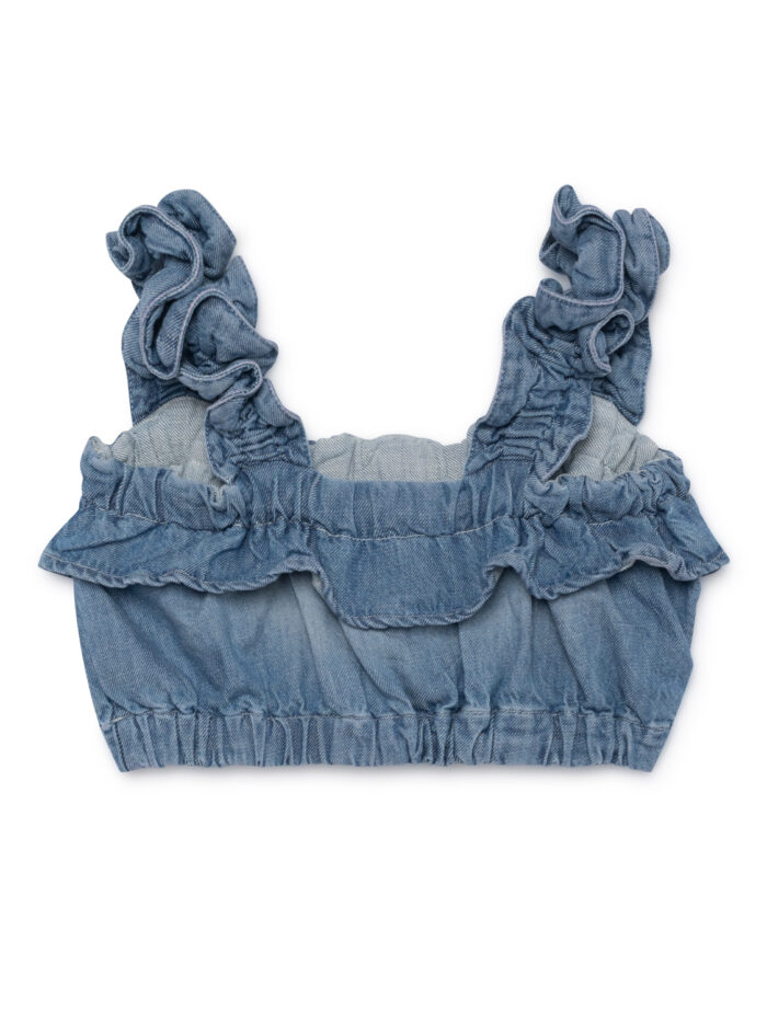 RUFFLES DENIM TOP - Image 3