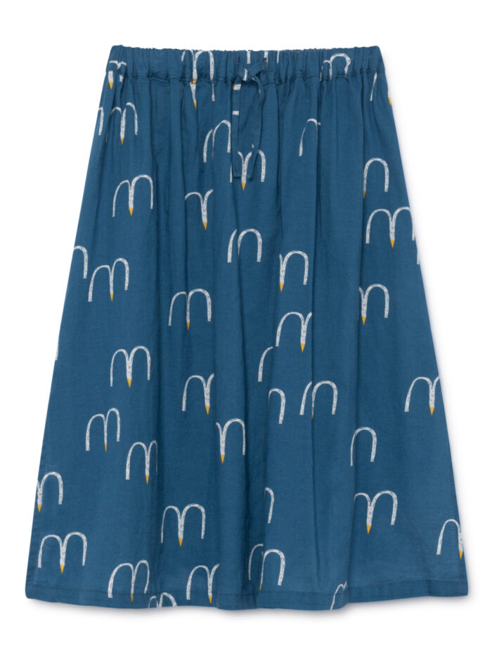 BIRDS MIDI SKIRT - Image 1