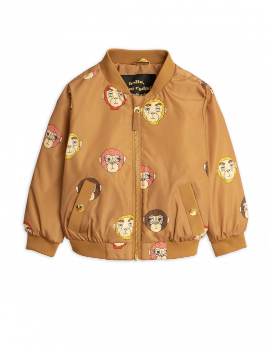 MONKEY BASEBALL JACKET BROWN