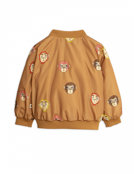 MONKEY BASEBALL JACKET BROWN
