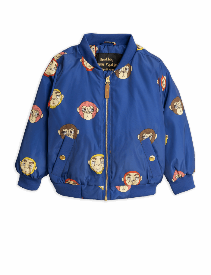 MONKEY BASEBALL JACKET BLUE - Image 1