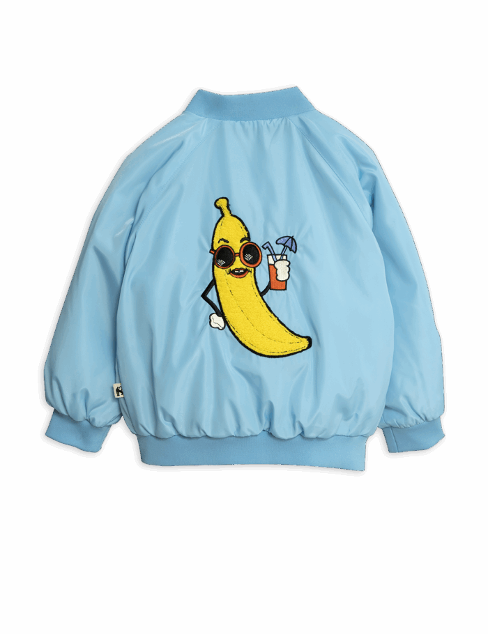 BANANA BASEBALL JACKET LIGHT BLUE - Image 1