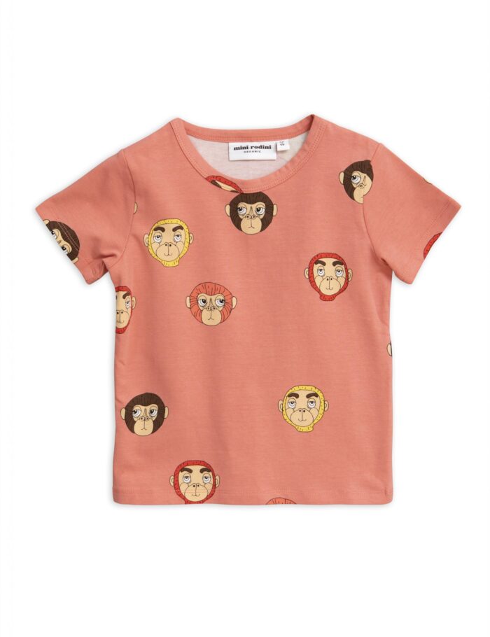 MONKEYS AOP SS TEE PINK - Image 1