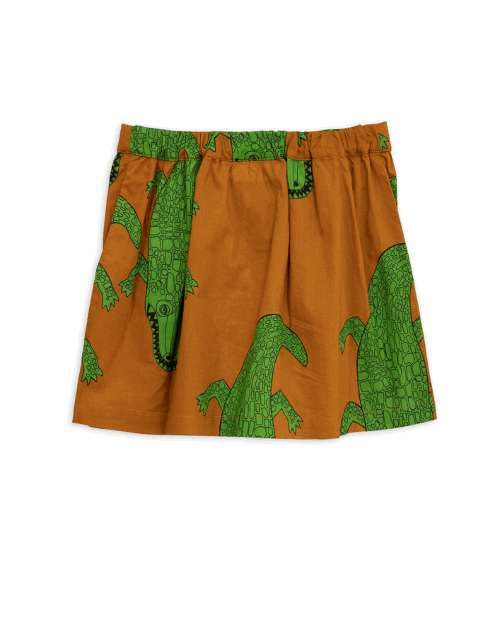 CROCCO WOVEN SHORTS BROWN - Image 2